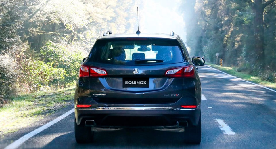 Rear of a Holden Equinox