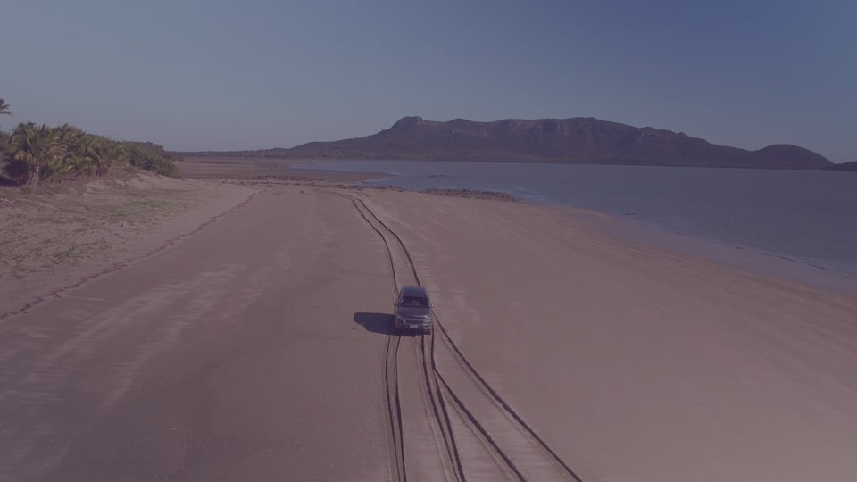 Holden Trailblazer Driving on a Beach